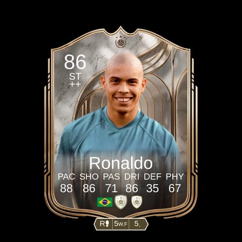 Ronaldo Luís Nazário de Lima - ST 86 rated